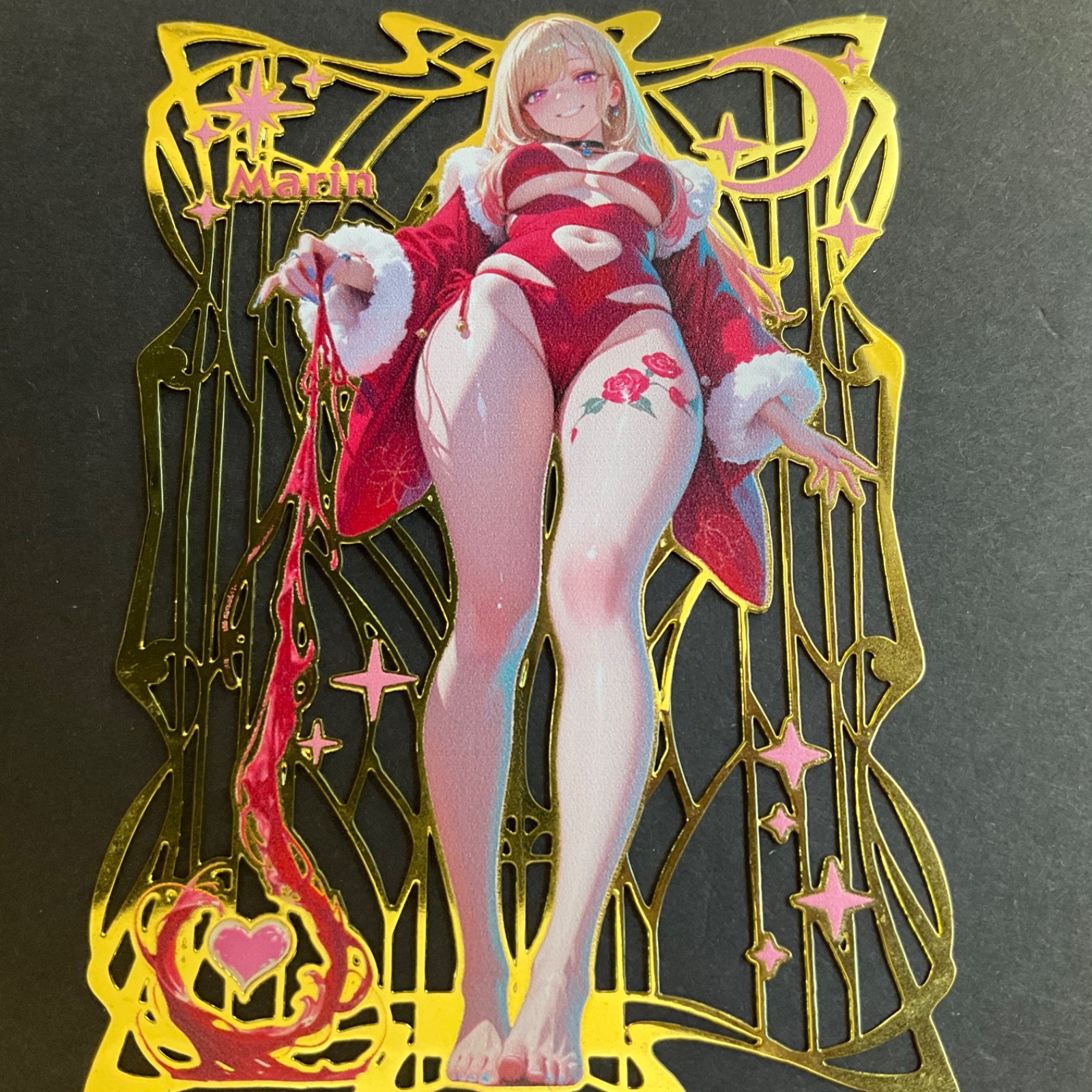Goddess Story Gold METAL Card - Random Serial Number #/200! Marin Dress Up Girl