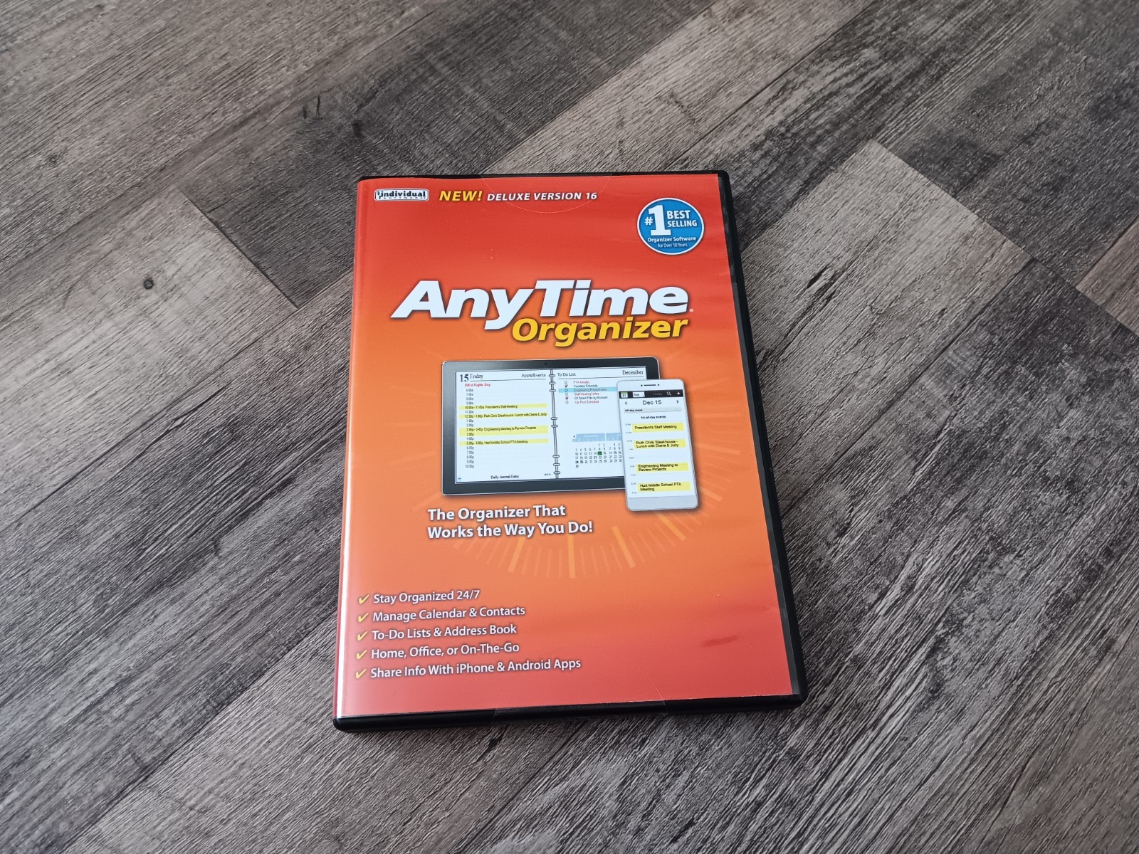AnyTime Organizer Deluxe Version 16 Individual Software PC Windows 7, 8 & 10