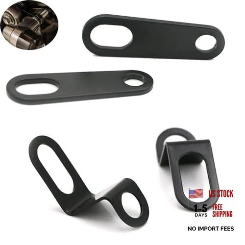 4 Pack Motorcycle Rear Turn Signal Mounting Bracket Lamp Light Relocation