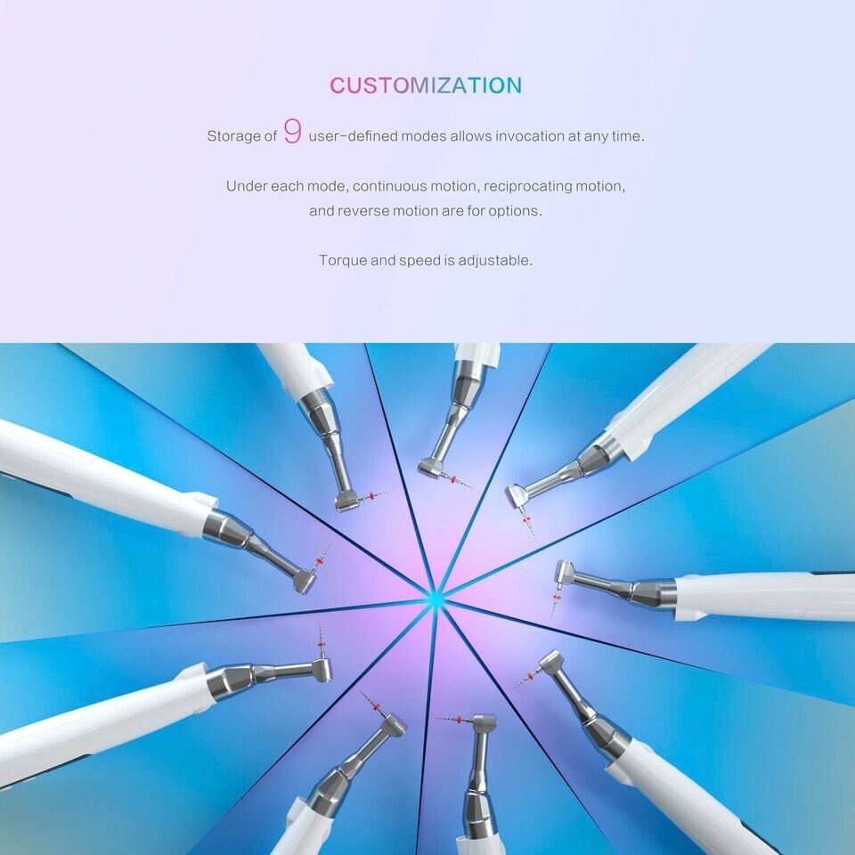 Woodpecker Dental Endo Motor Root Canal 1:1 Reciprocating Contra Angle Handpiece