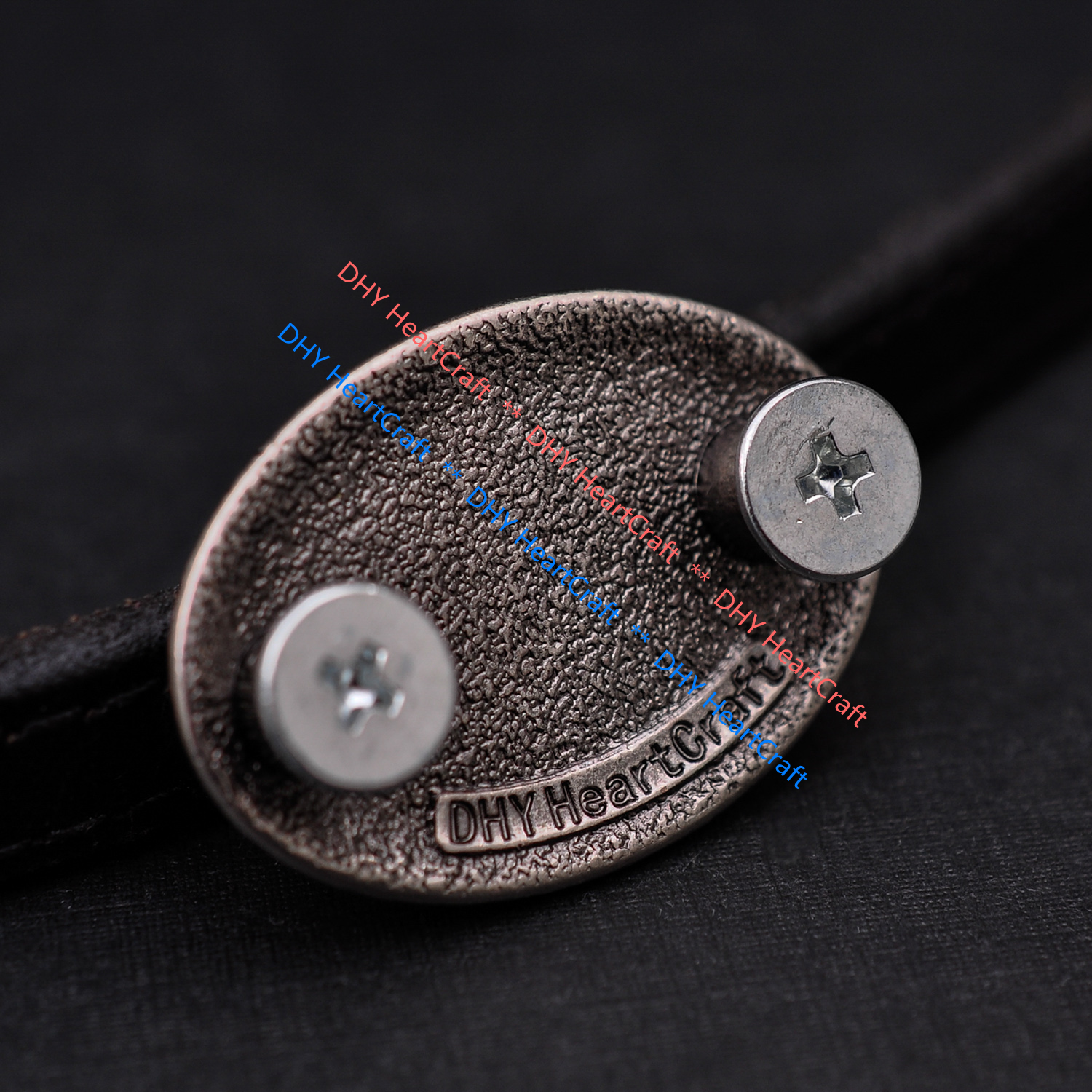 10X Retro Silver Turquoise Bag Handcraft Leathercraft Prairie Dust Oval Conchos