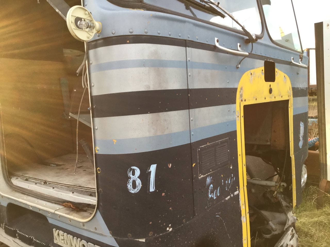 Kenworth K100 ALUMINUM Right/Passenger FRONT Panel