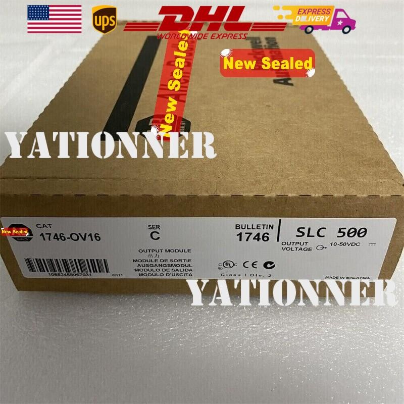 New  1746-OV16 SLC 500 Output Module  1746OV16 Sealed