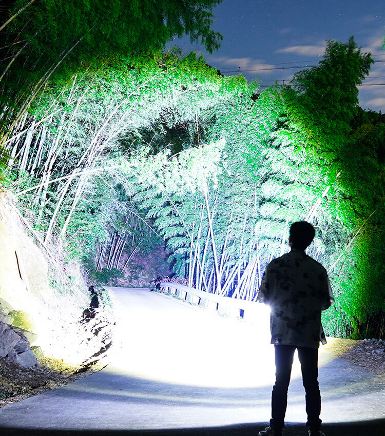 Super Bright LED Flashlight High Powered Torch USB Rechargeable Lamp
