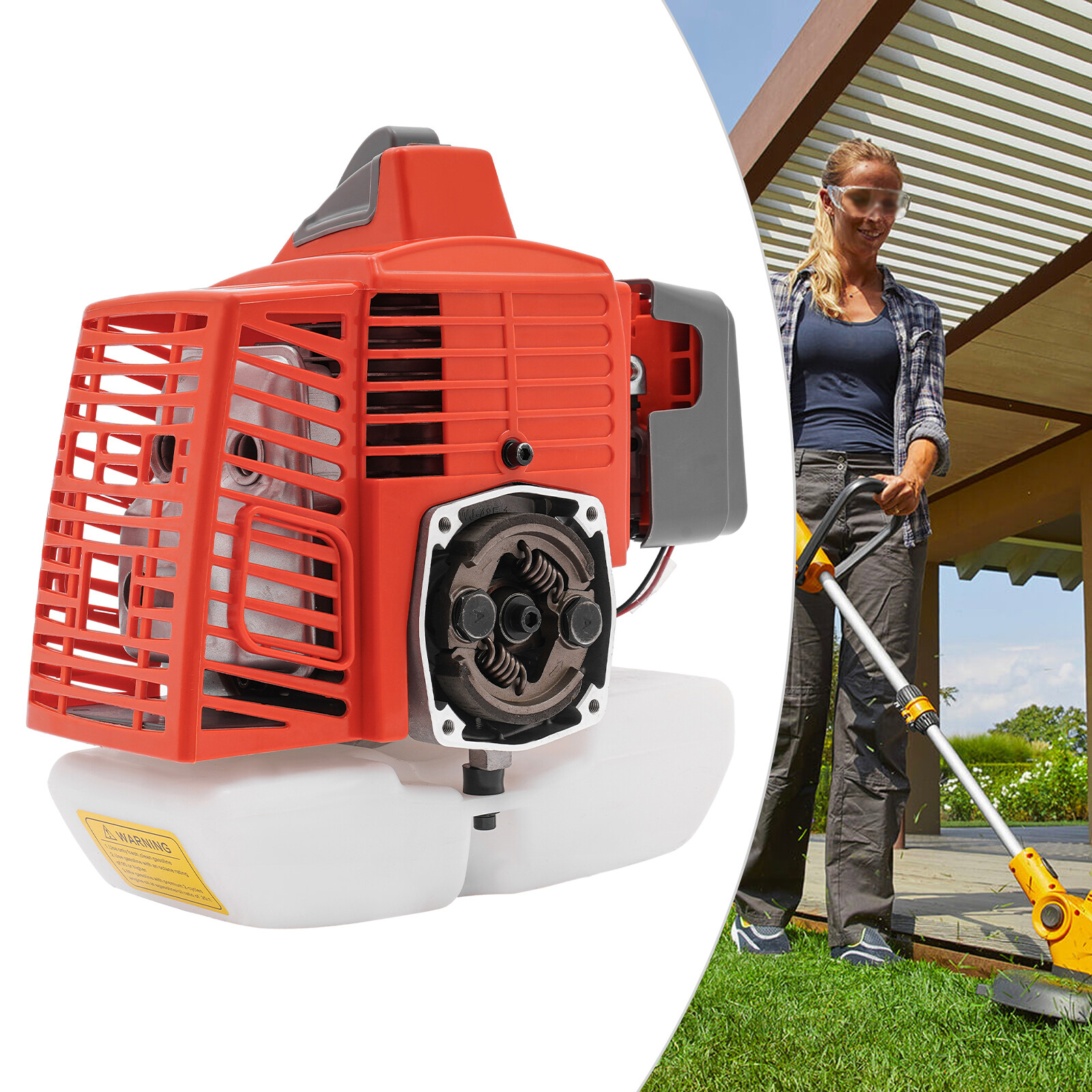 2-Stroke Gasoline?Engine 63.3cc Single-cylinder Air-cooled Gasoline Engine 2200W