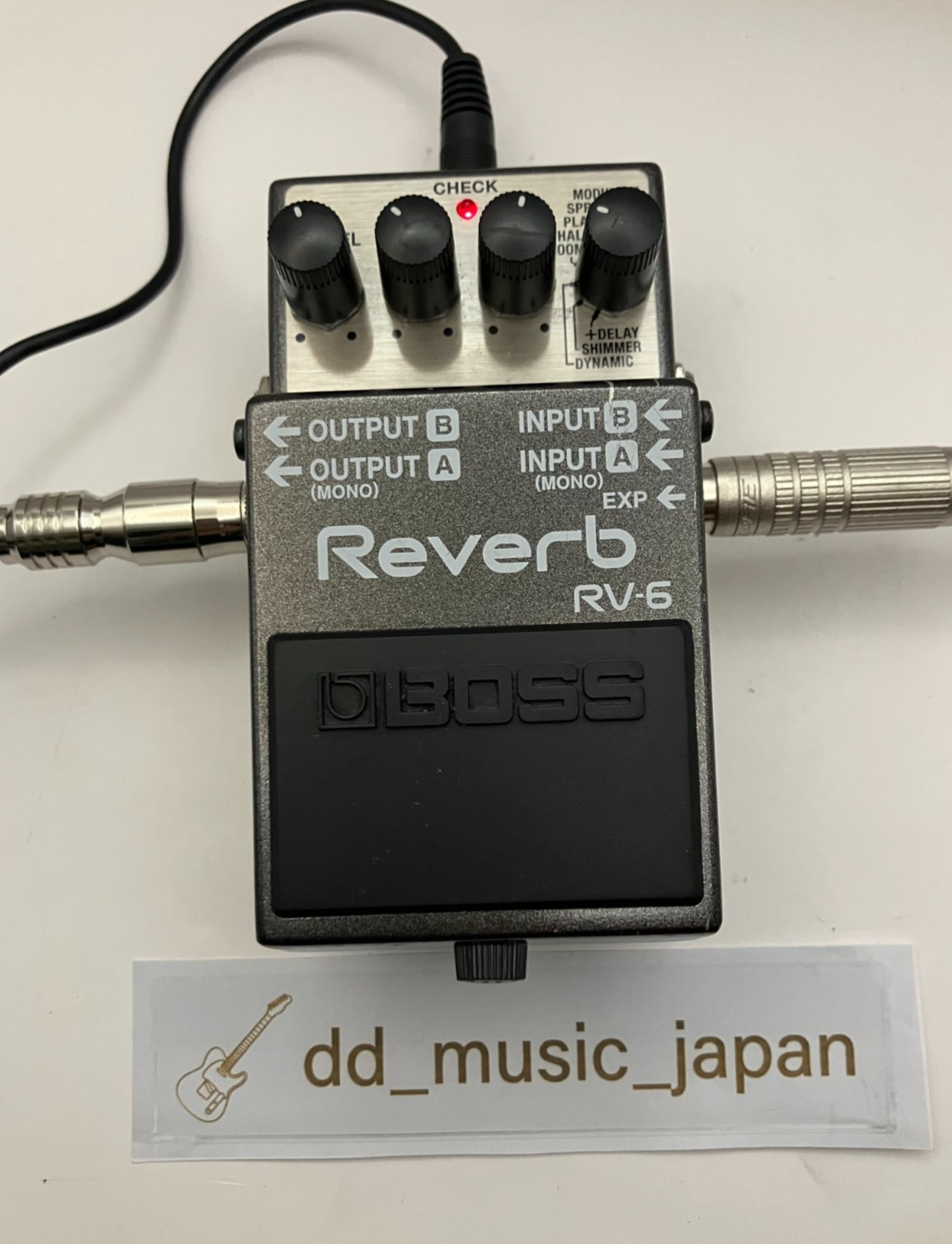 Boss RV-6 Digital Delay/Reverb Guitar Effects Pedal Tested Used
