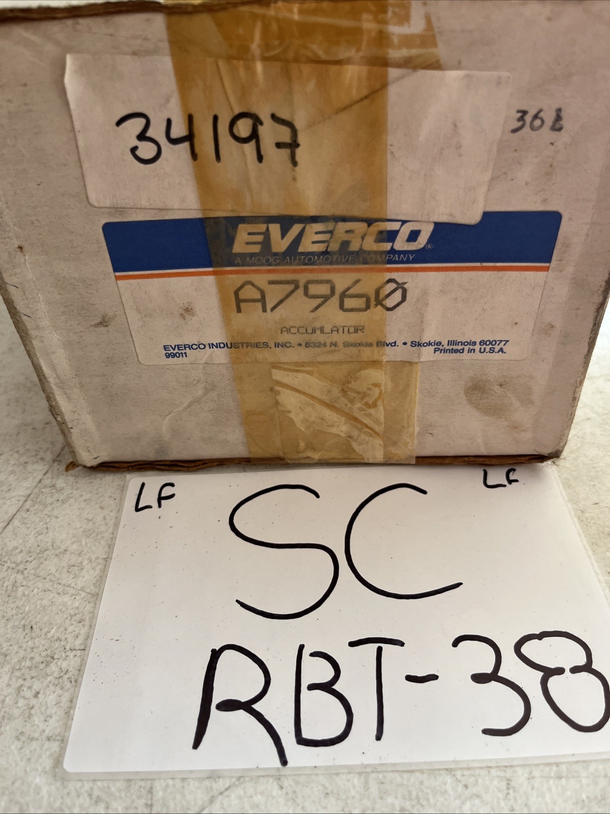Everco Receiver-Drier Filter Accumulator, A7960
