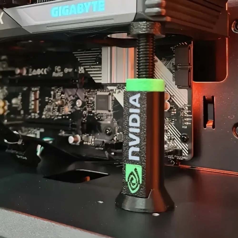 GPU Support Bracket Adjustable Graphics Card Holder Stand Anti Sag PC Case