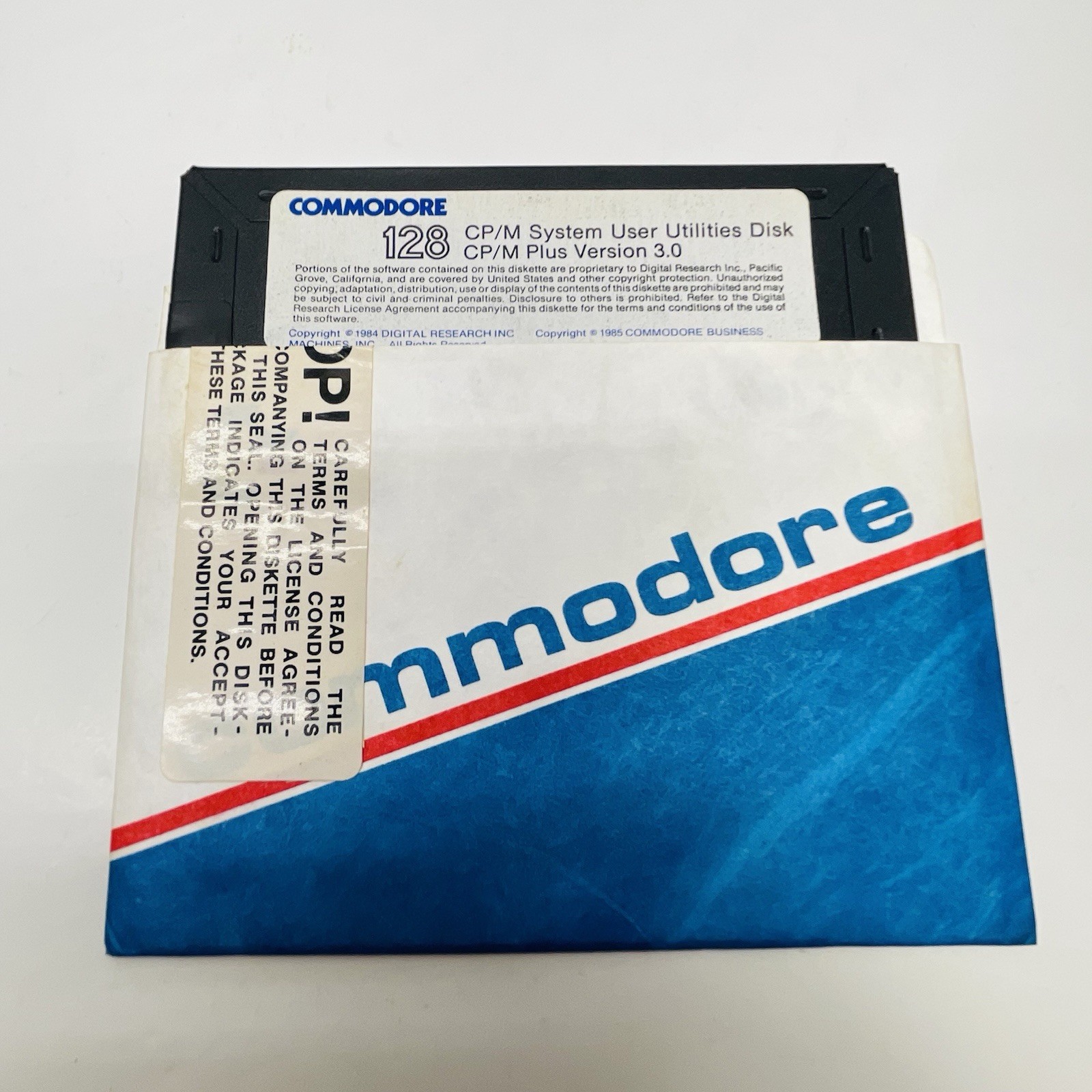 Commodore 128 SYSTEM DISK 5.25" Floppy Utility CP/M Plus 3.0, Tutorial + Cleaner