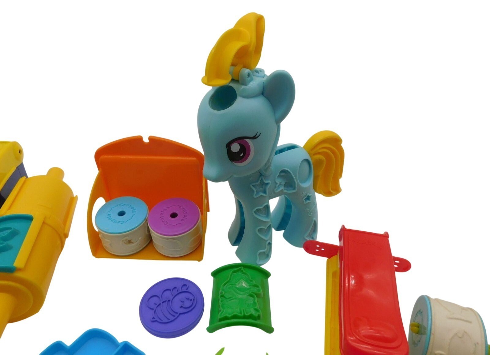 Large Lot of Play-Doh Plastic Toys Crayola My Little Pony Variety Scissors Stamp