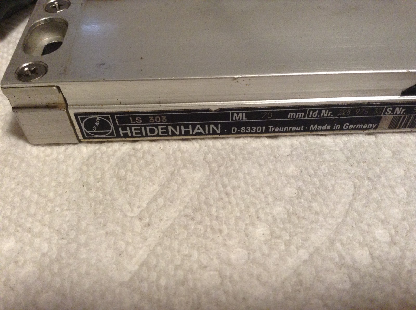 Heidenhain 2289753S 70mm Scale LS303