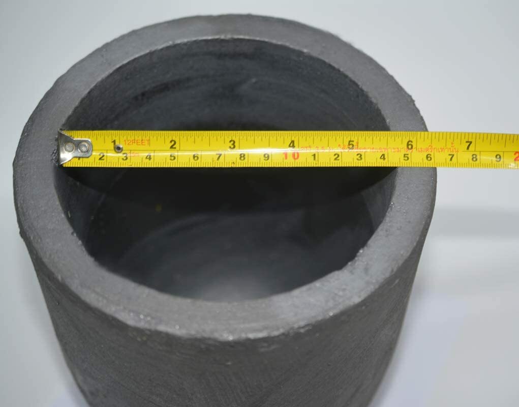 20kg Casting Clay Graphite Crucibles Refining Melting Copper Aluminium Brass ect