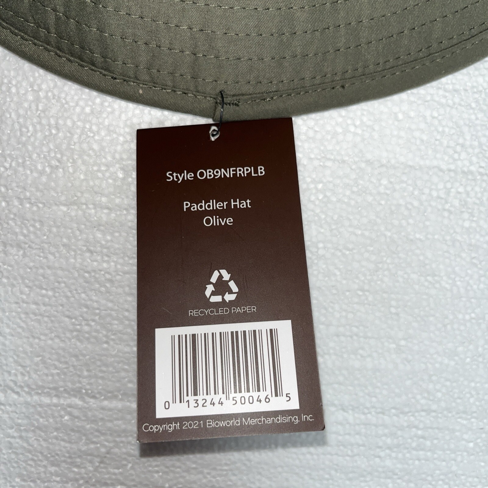 FA OSFM Free Authority Paddler HAT Floppy Olive Green Neck Flap