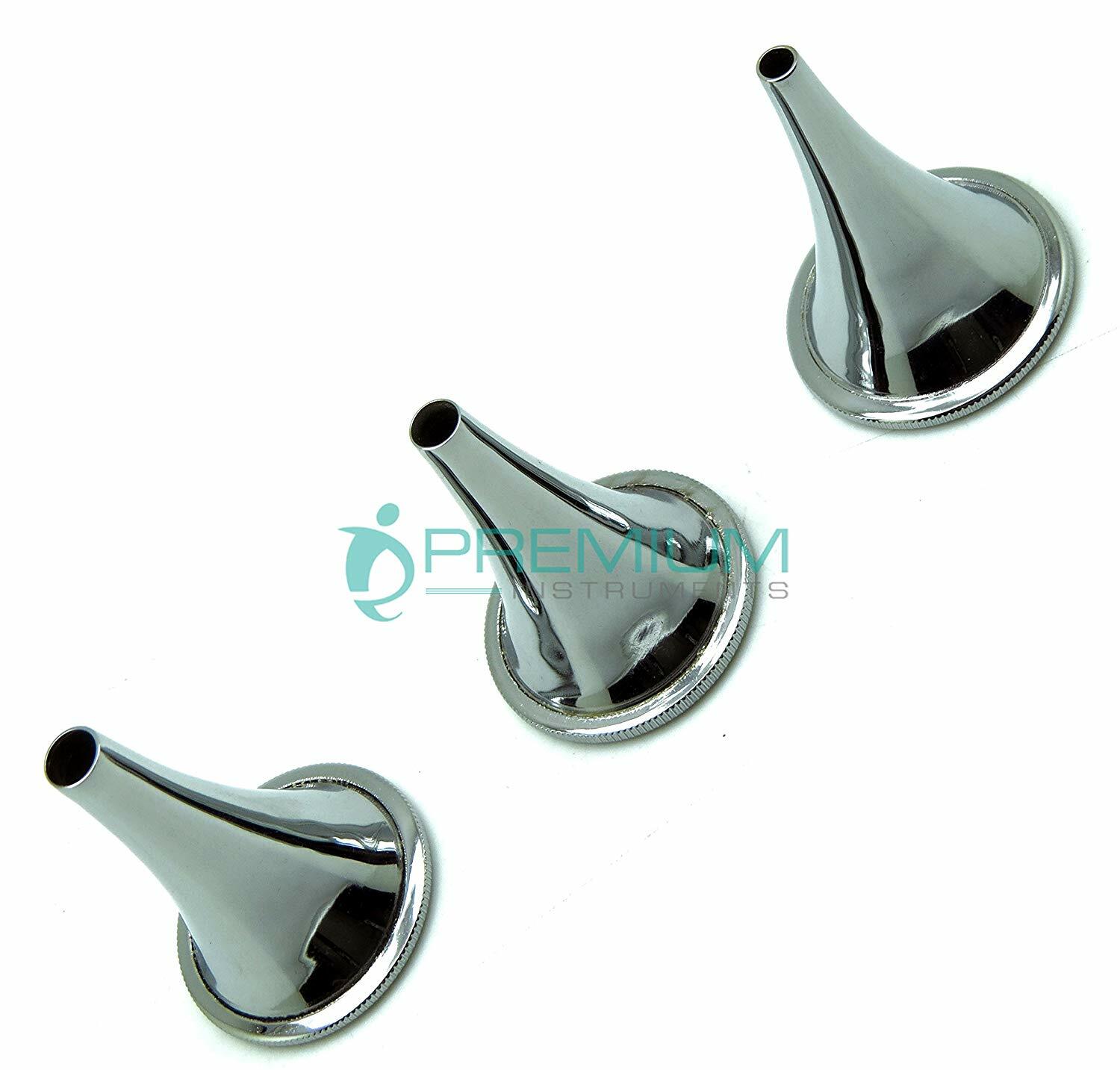 3 Pcs Set Boucheron Ear Specula Small, Medium, Large Speculum Surgical ENT