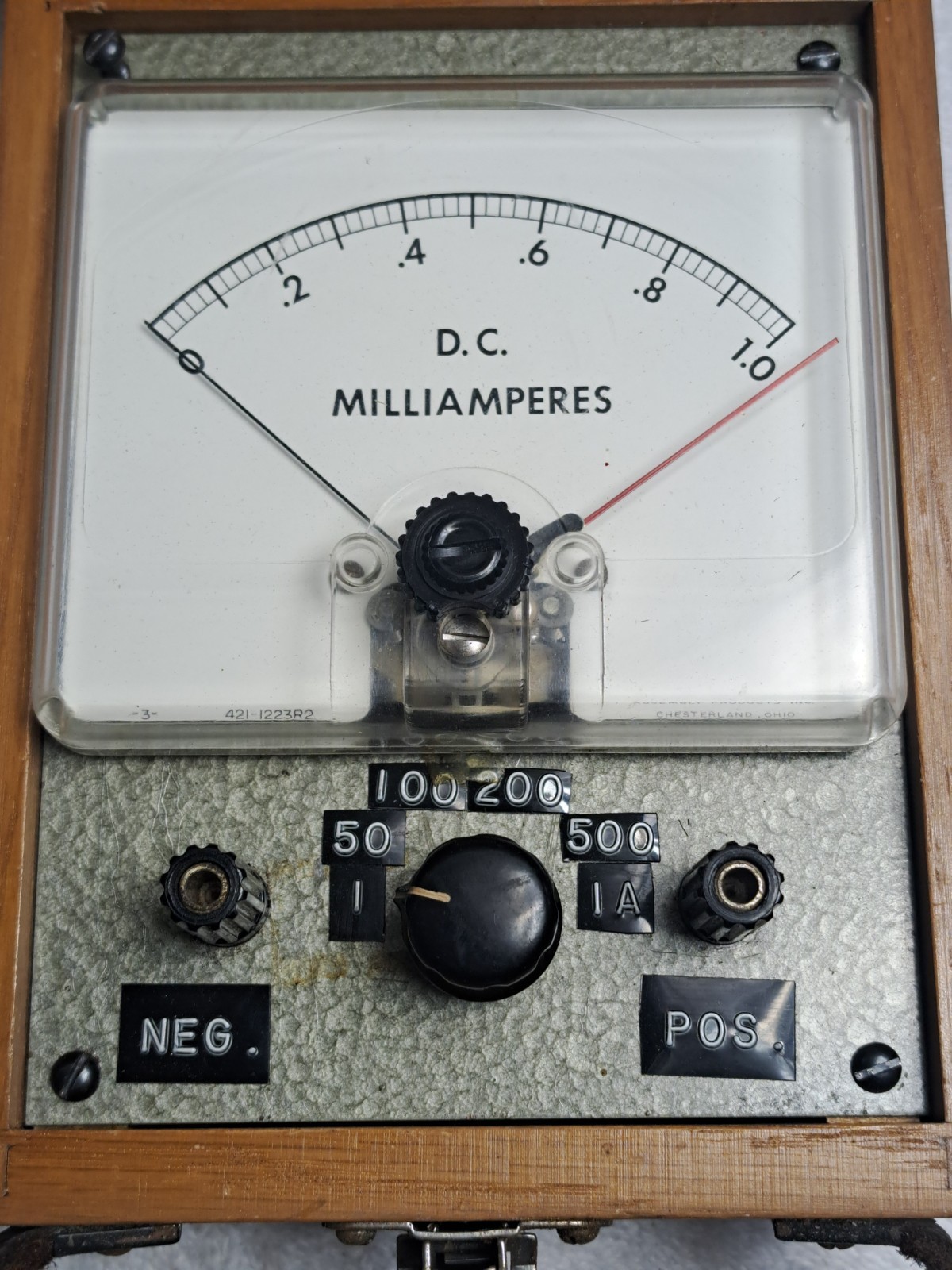 milliamperes meter By Assembly Products Inc Ohio Untested