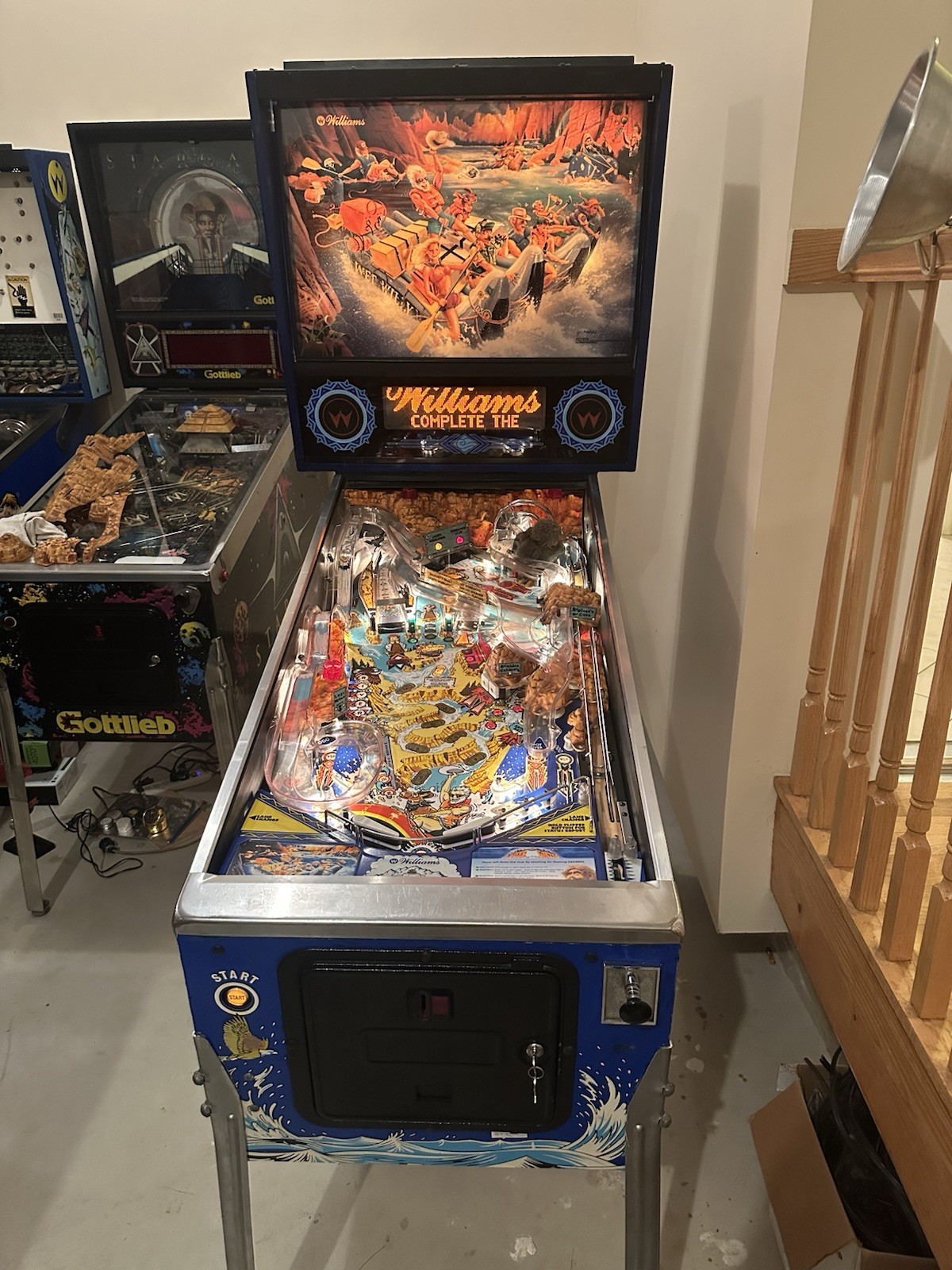 1993 Williams White Water Pinball Machine *WILL SHIP