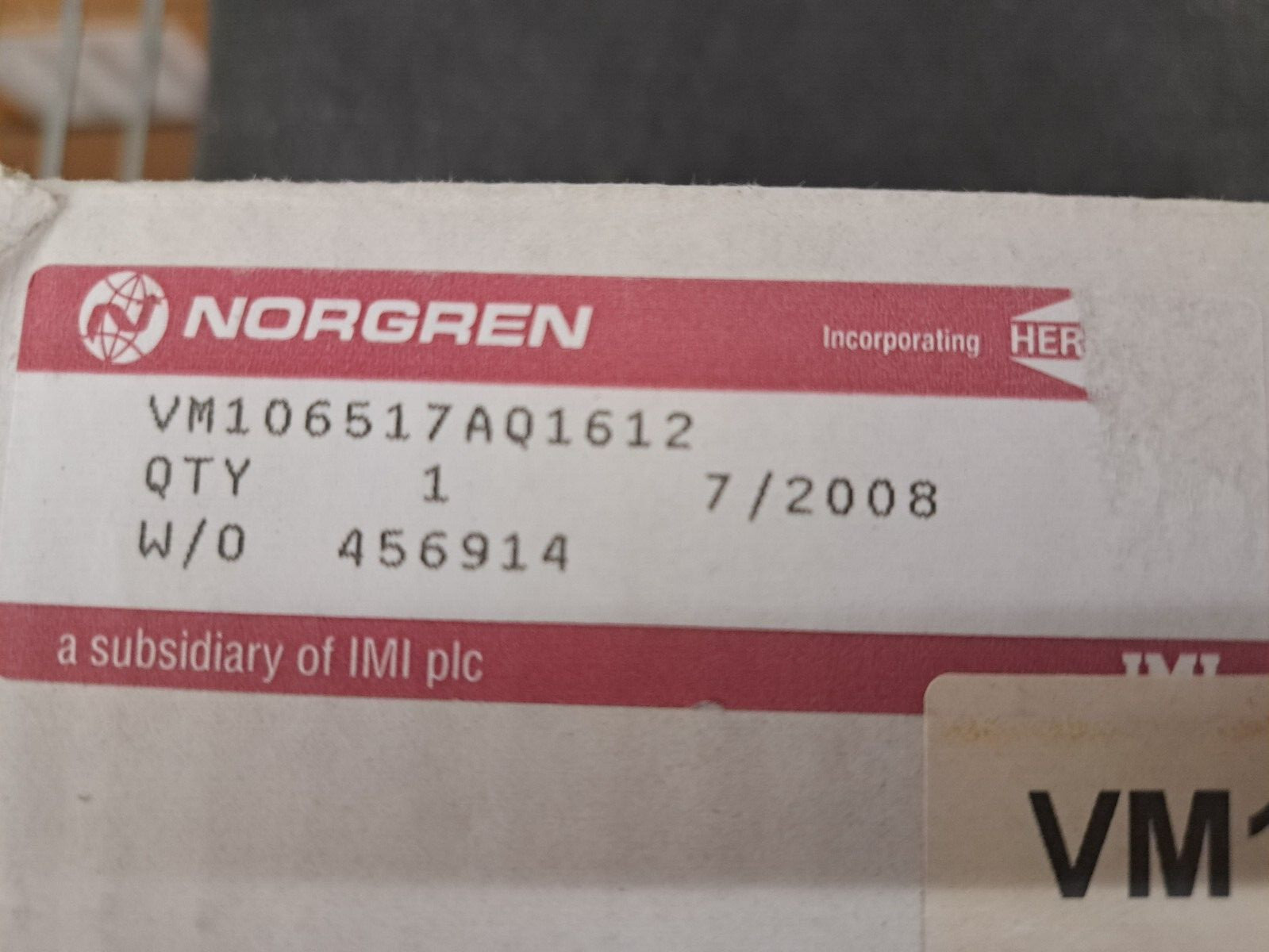 New, Norgren, VM106517AQ1612, 12 Station Pneumapole