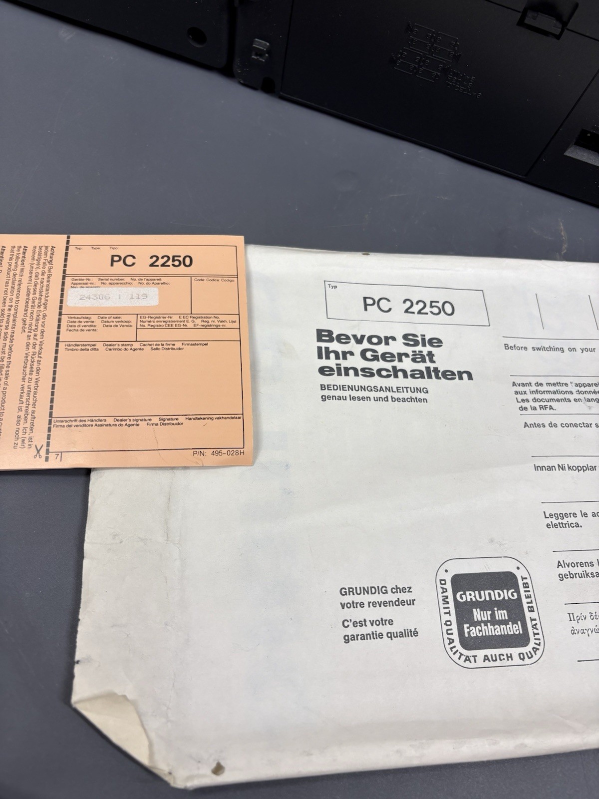 Party Center 2250 Broadcast Receiver