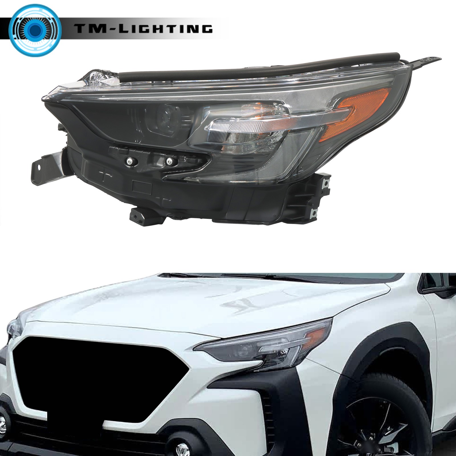 LED Driver Left Side For Subaru Legacy /Outback 2023-2025 Headlight W/ AFS Black