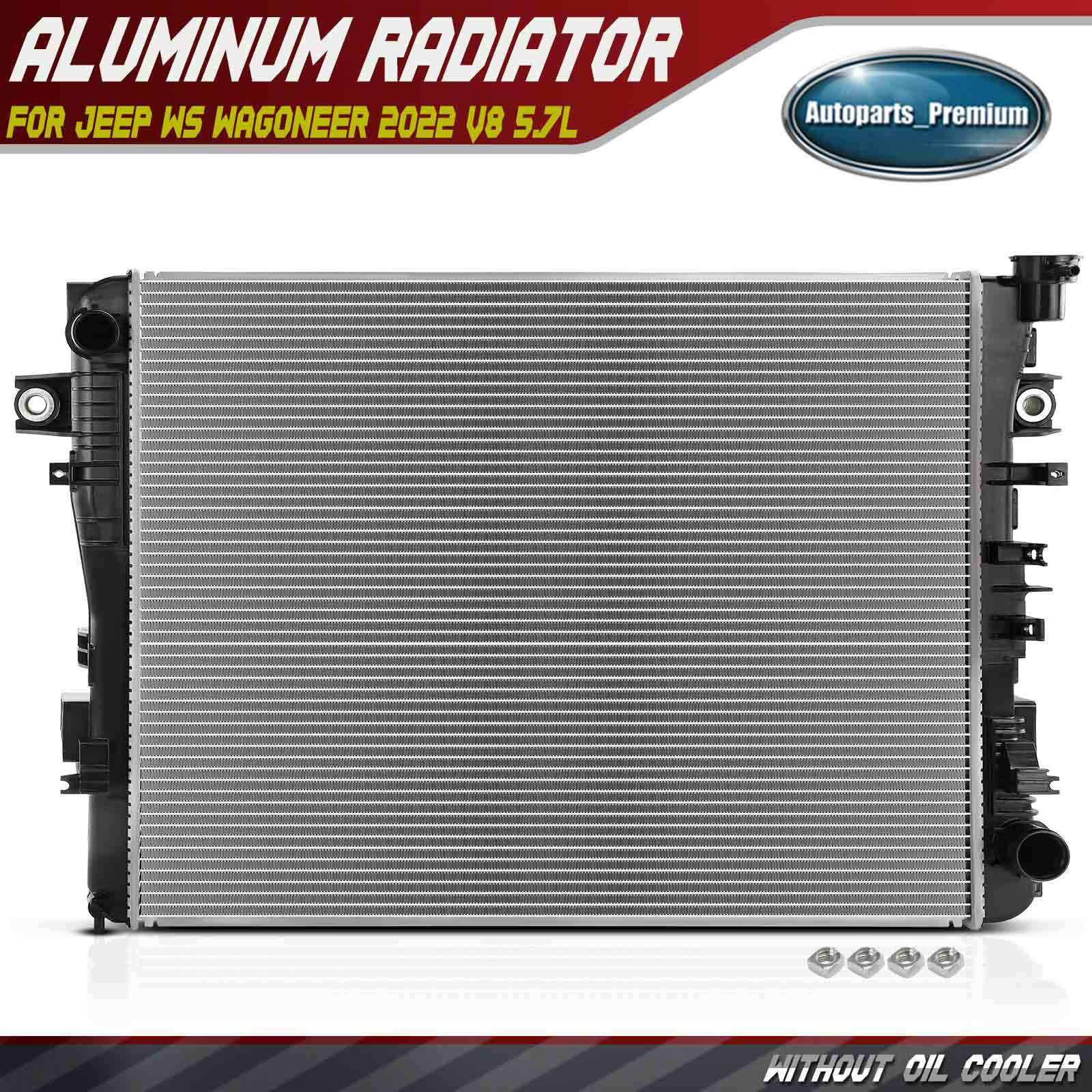 New Radiator for Jeep WS Wagoneer 2022 2023 V8 5.7L 4 Door Crossflow 68425449AA