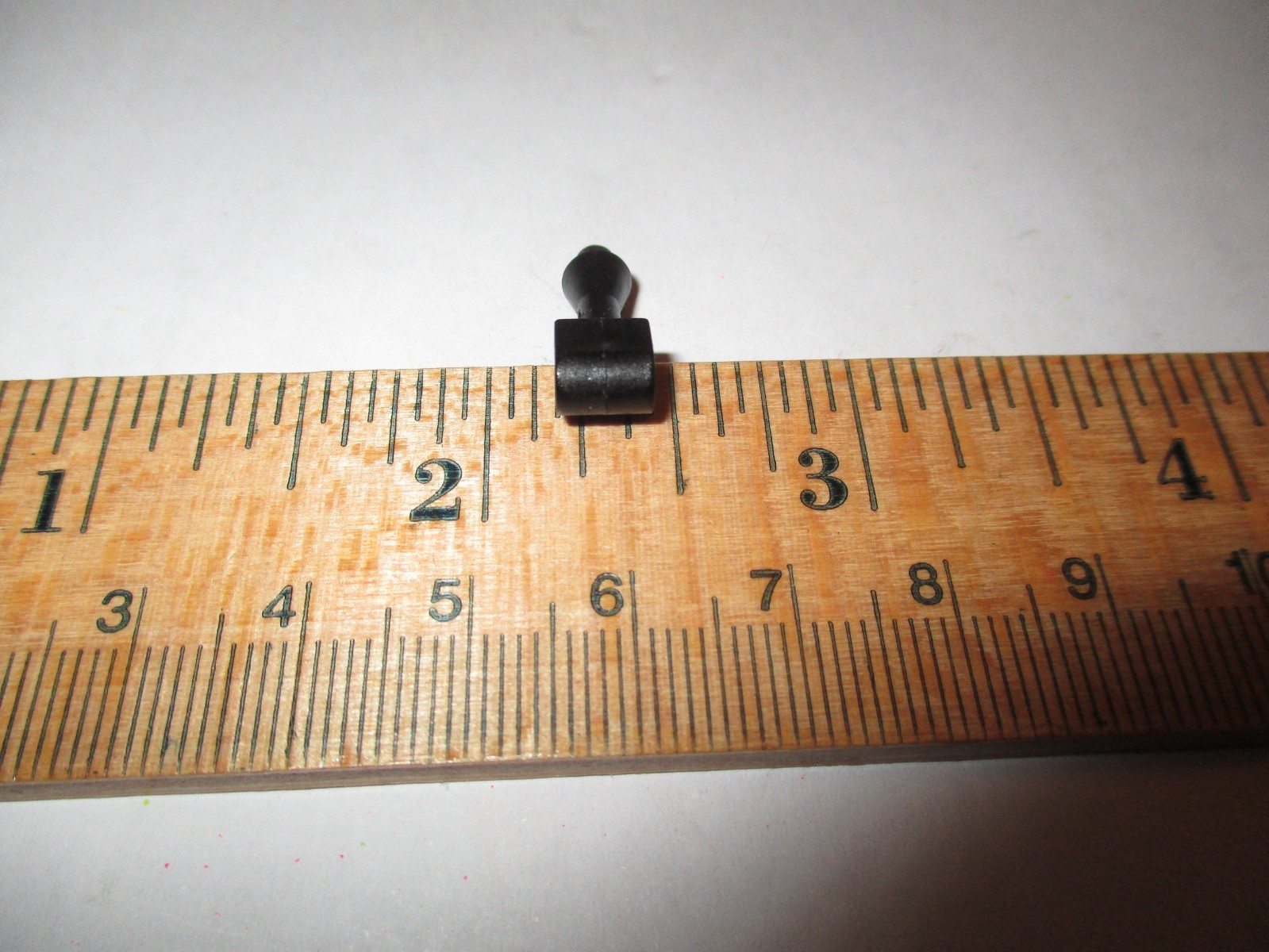 MARX SMOKESTACK FOR Wc PASSANGER CARS & BAYWINDOW CABOOSE REPRO BLACK PLASTIC