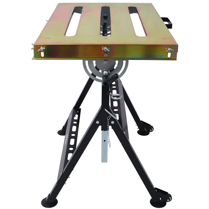 30" x 20" Folding Welding Table 400lbs Load Carbon Steel Welding Workbench Table