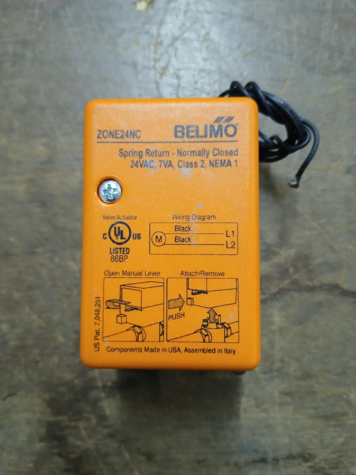 BELIMO ZONE24NC Zone Actuator