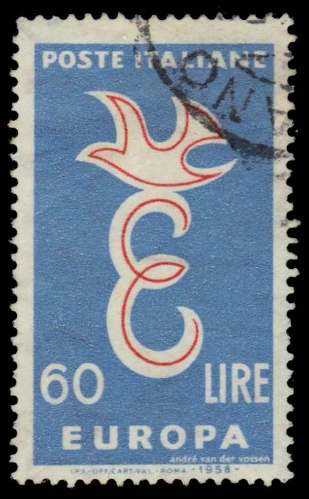 ITALY 751 - Europa "Stylized Dove" (pf62257)