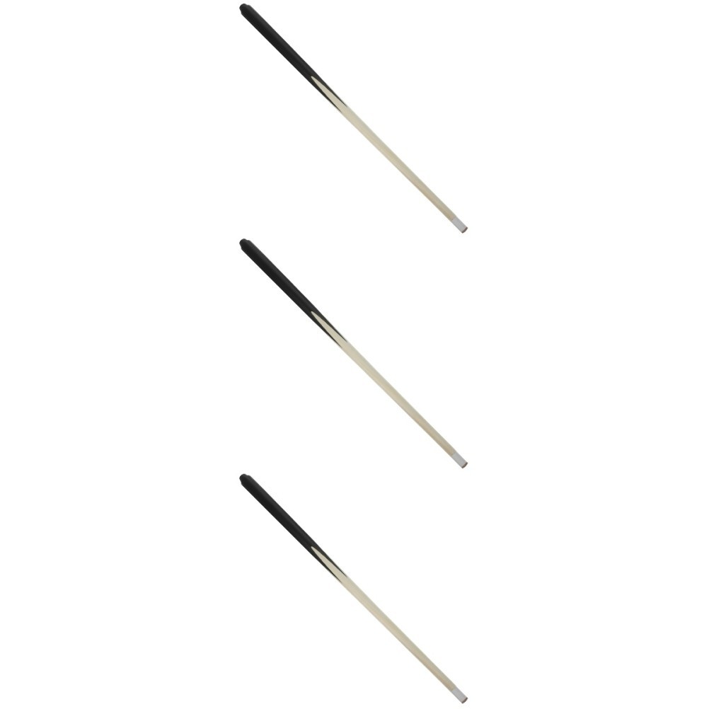 Set of 3 Wooden Cue Small Sticks for Pool Table 13mm Tip Snooker
