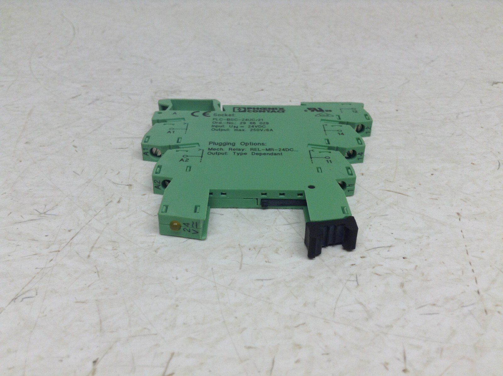 Phoenix PLC-BSC-24UC/21 Solid State Relay Base 29 66 029 2966029 PLCBSC24UC21