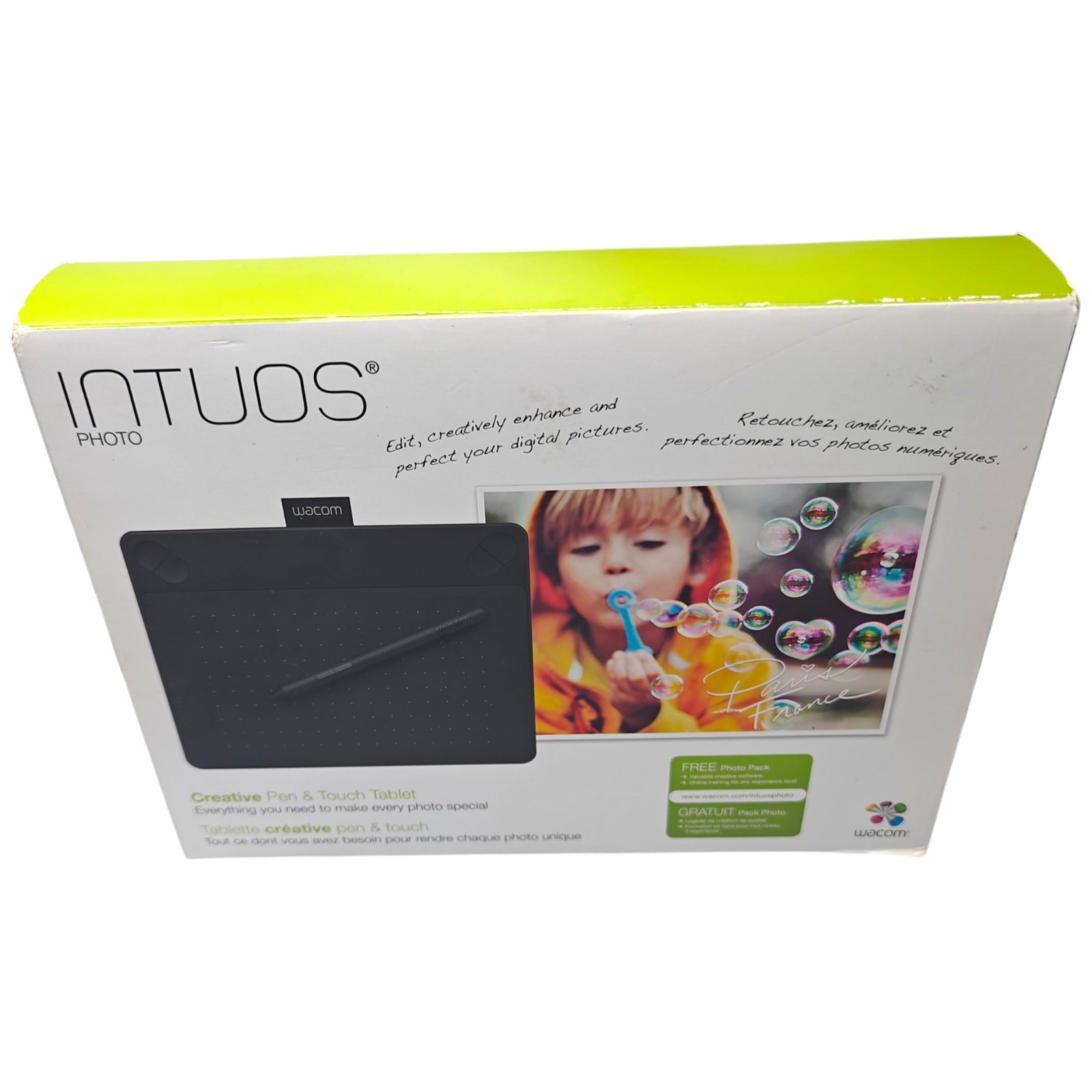 Wacom Intuos Small Black Pen & Touch Tablet Model CTH-490PK Sealed New In Box