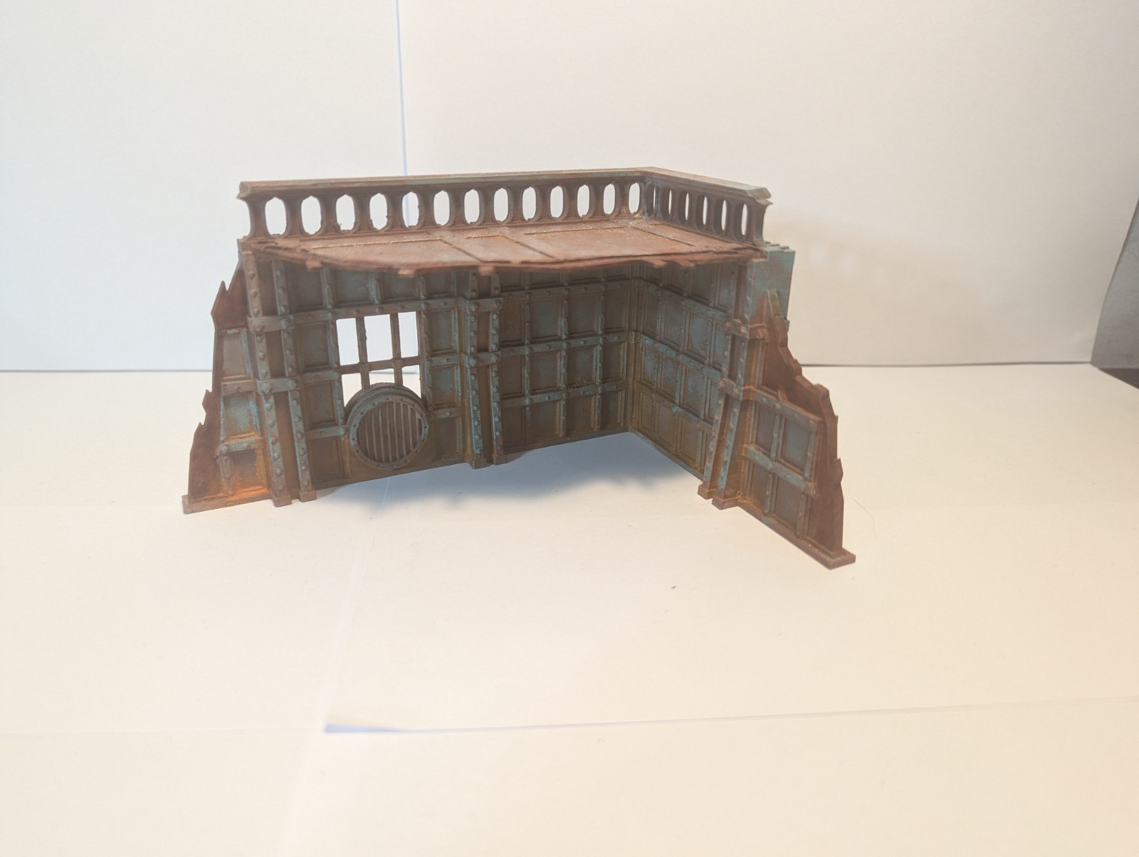 Small Factory Ruins Corner Pieces – 28mm Wargaming Terrain – 3D Printed