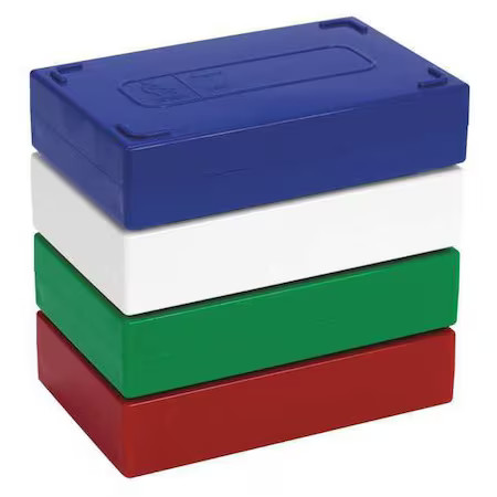 Heathrow Scientific Hs15989m Microscope Slide Box, 25 Slots, Blue