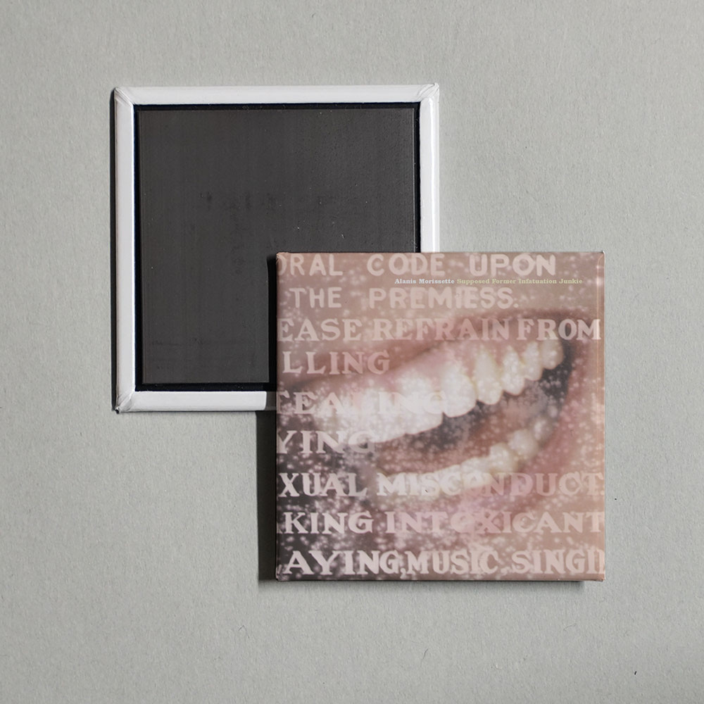 Alanis Morissette - Supposed Former Infatuation Album Cover Locker Fridge Magnet
