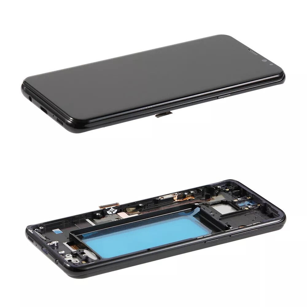 For Samsung Galaxy S8 Plus G955U/W/B LCD Touch Screen Digitizer Display Frame