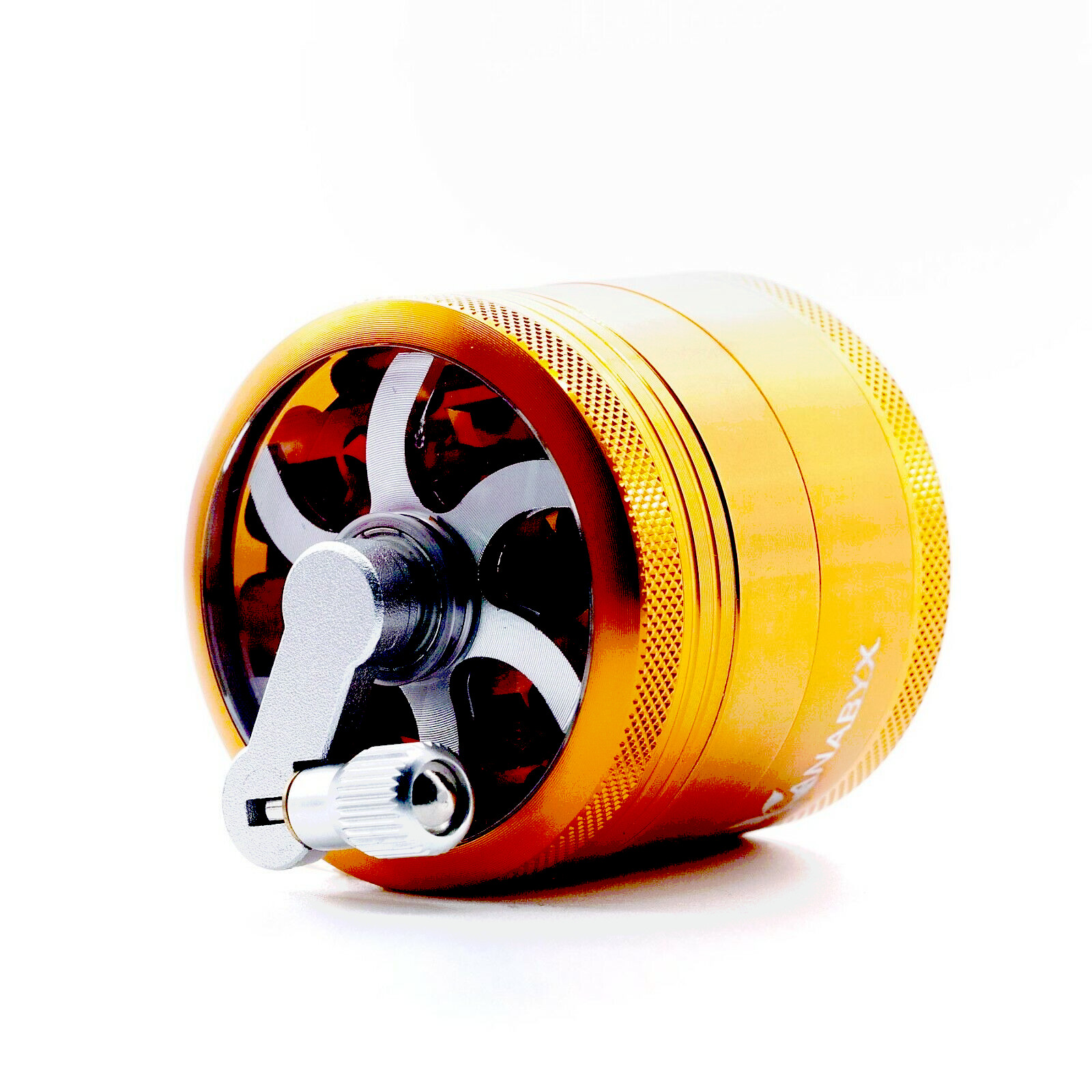 "Canabyx" 2.25 Inch Grinder Machine Herb Tobacco Spice Grinder Crusher GOLD