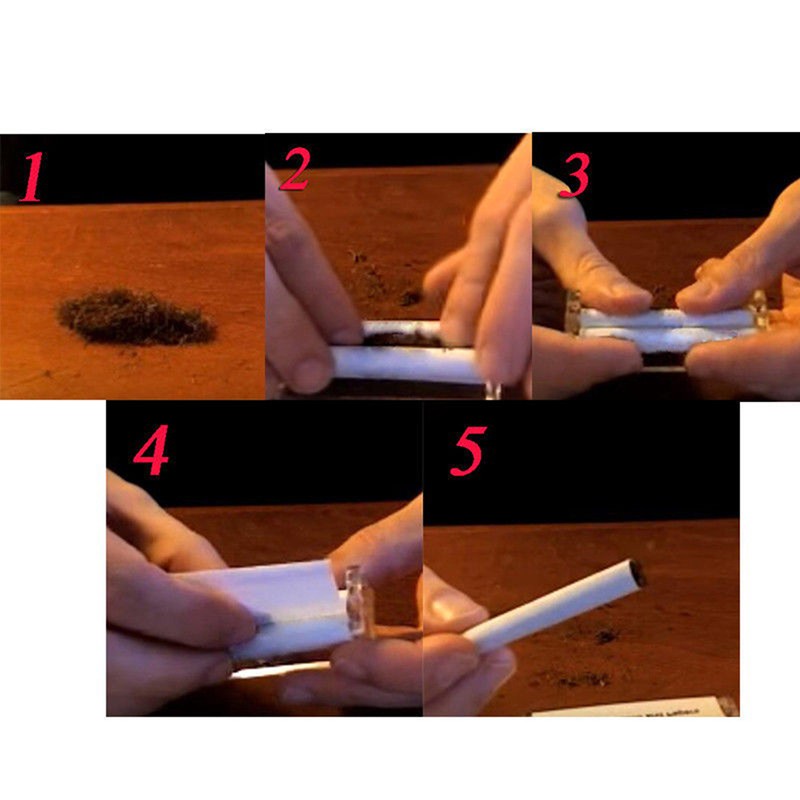 70mm Easy Manual Cigarette Tobacco Smoking Roller Maker Rolling Machine ClHM