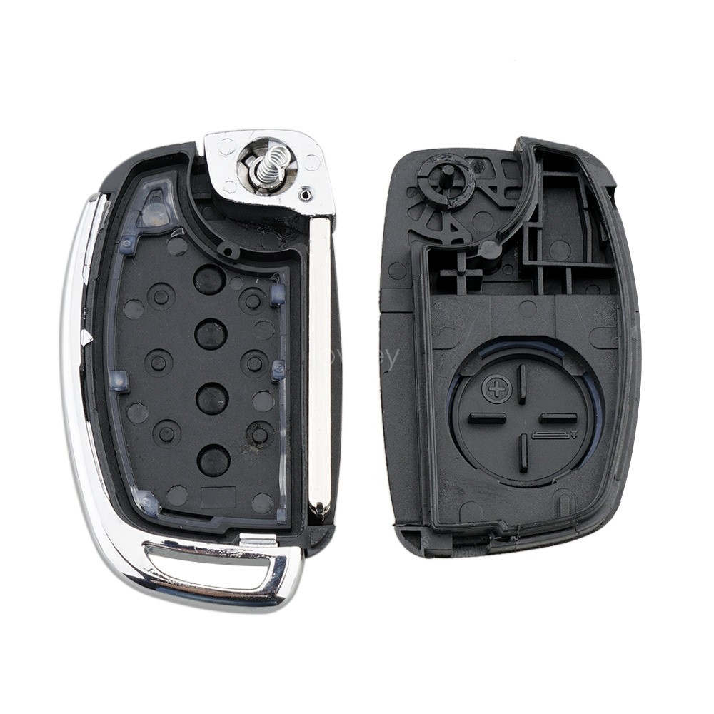 2 For 2013-2019 Hyundai Sonata Santa Fe Flip Remote Key Fob SHELL CASE 4 Button