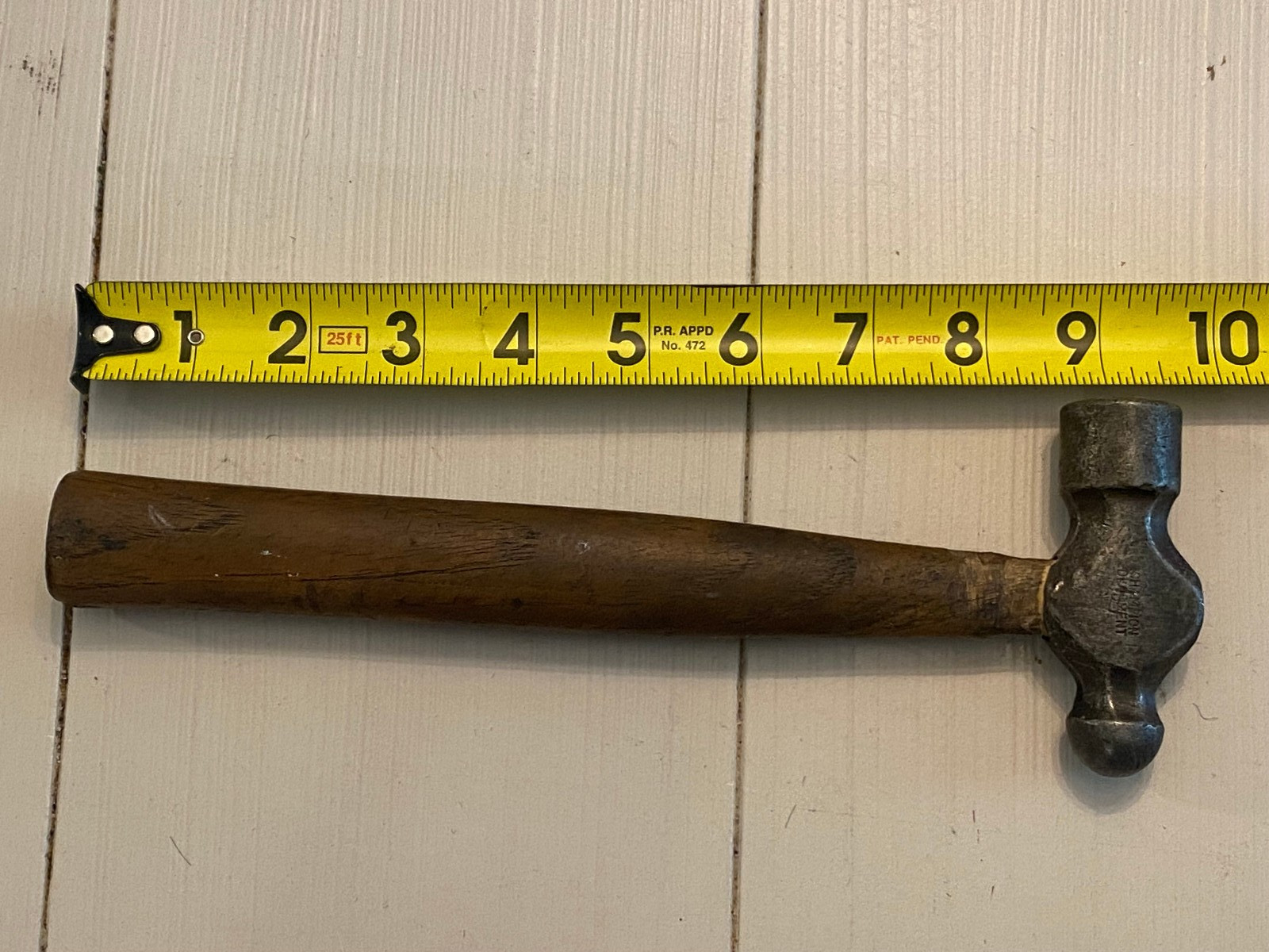 Vintage Champion Dearment Ball Peen Hammer 8oz. USA