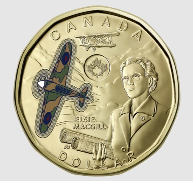 2023 $1 - Dollar - Honoring Elsie MacGill Colourized - UNC - 1 coin