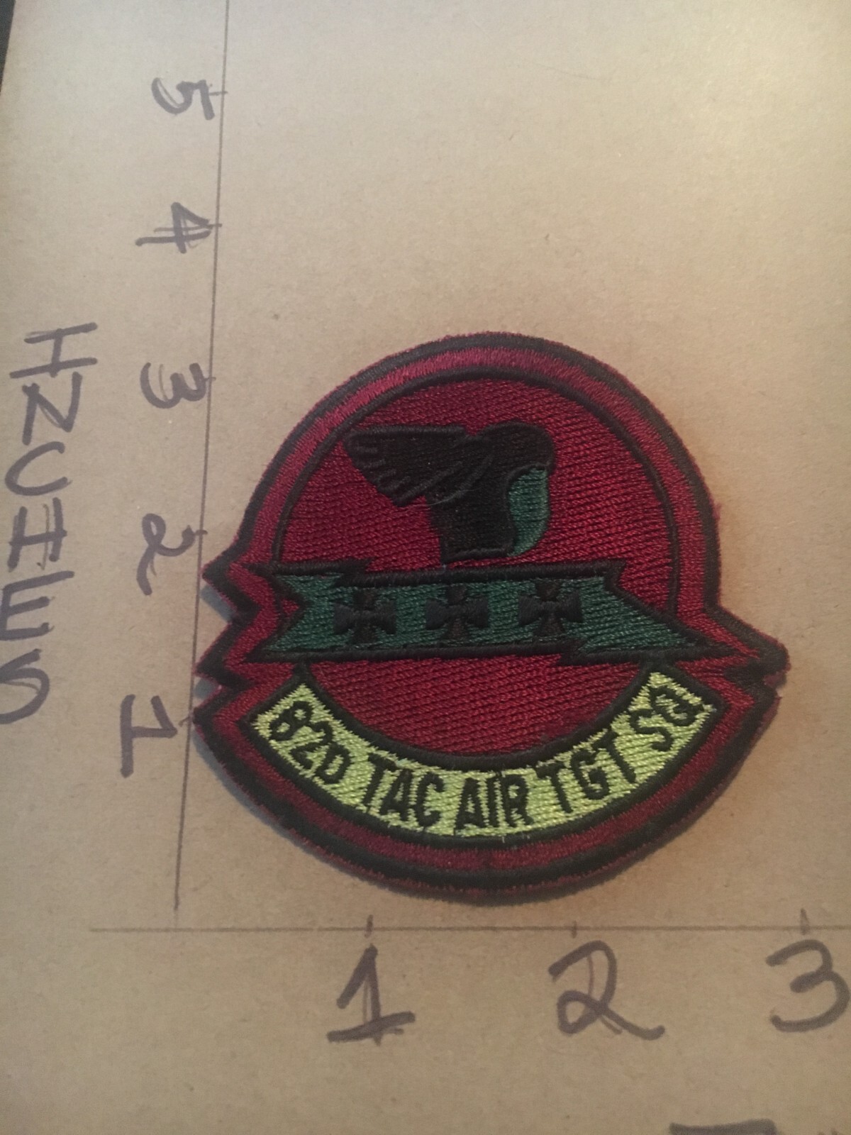 USAF 82nd Tactical Air Target Squadron subdued patch 5/3/25