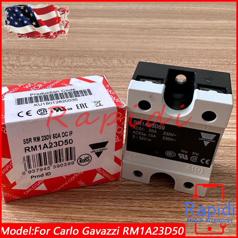 3-32VDC 230V For Carlo Gavazzi RM1A23D50 Solid State Relay SSR Modul Panel Mount