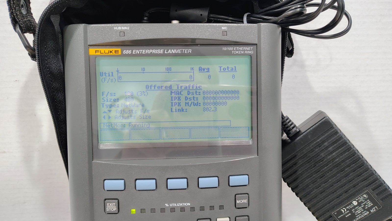 FLUKE 686 Enterprise LANMeter Handheld Network Diagnostic Tool 10/100 Ethernet