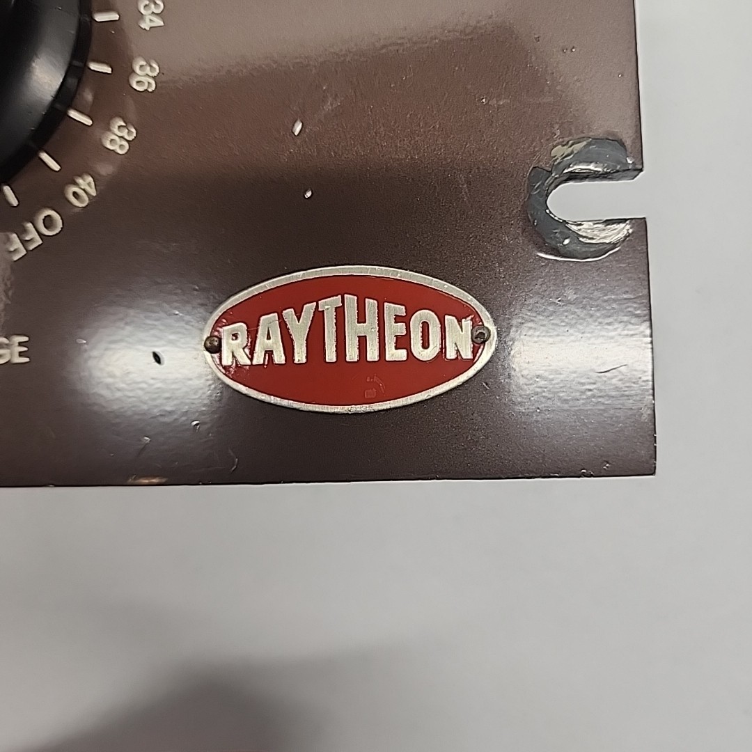 Western Electric VU Meter Rack Mount With Attenuator And Line Switch-Raytheon