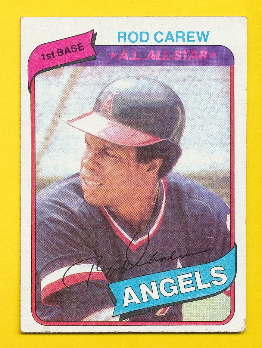 VG-EX+/- ROD CAREW HOF 1980 TOPPS #700 UNCREASED VINTAGE TWINS MLB *TPHLC-5417