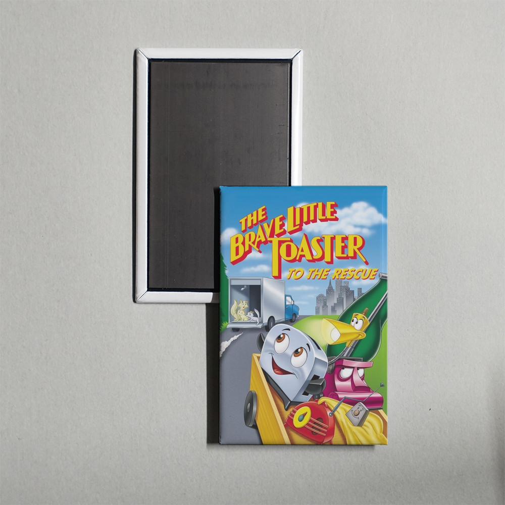 The Brave Little Toaster to the Rescue Mini Movie Poster Fridge Locker Magnet