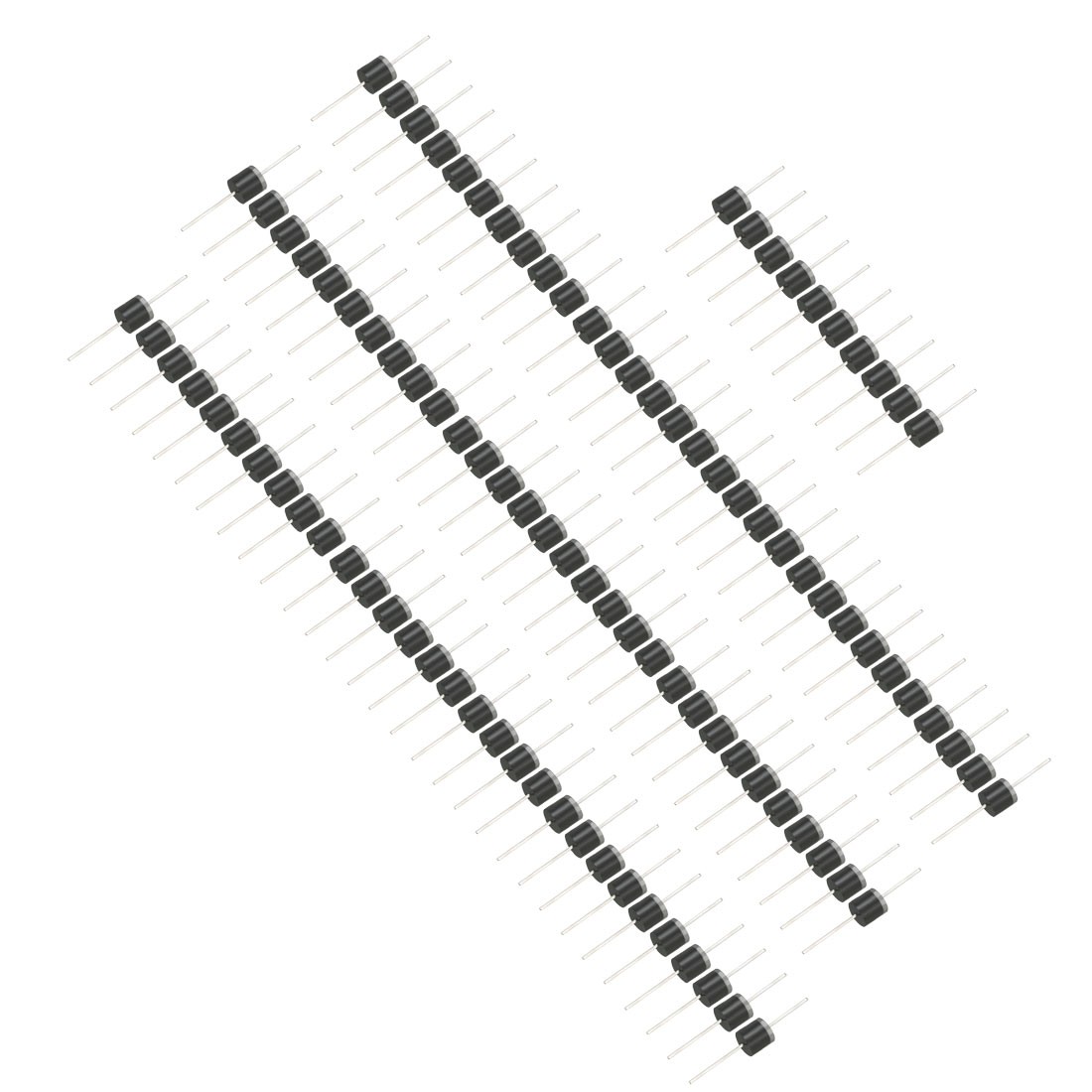 100Pcs 6A10  Diode 6A 1000V Electronic Silicon Diodes