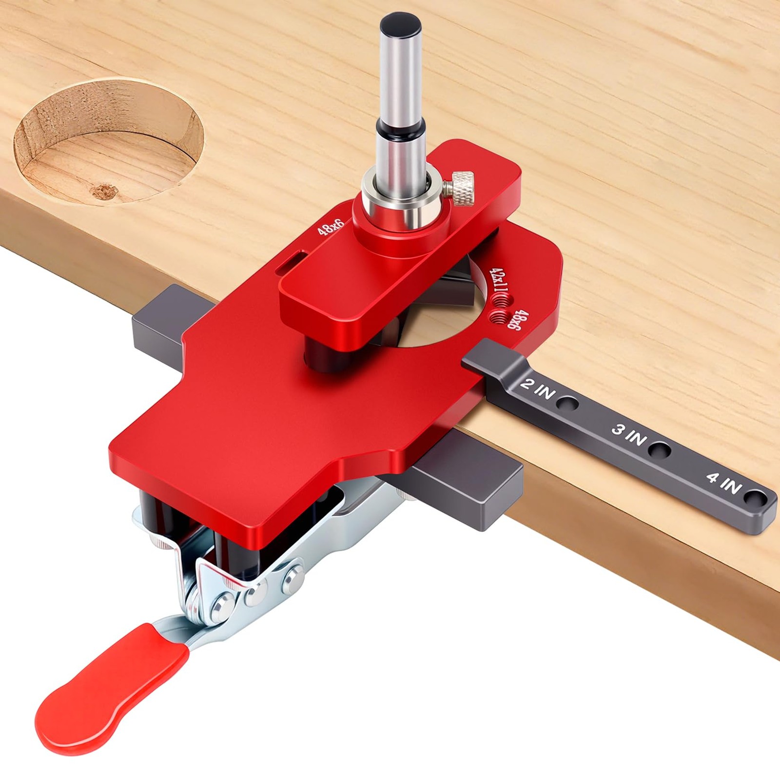 Concealed Hinge Jig with Quick Clamp Precision 35mm Door Hinge Jig Tool Cabin...
