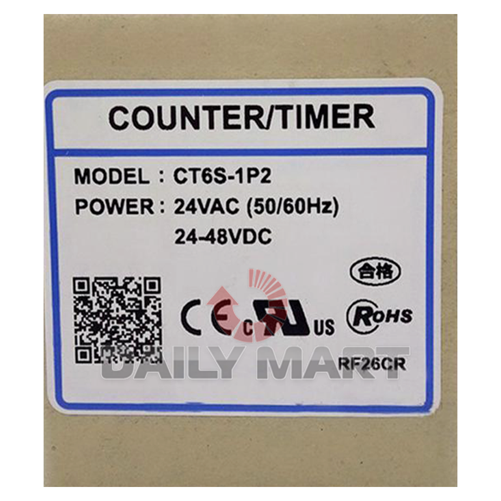 New In Box AUTONICS CT6S-1P2 Counter/Timer
