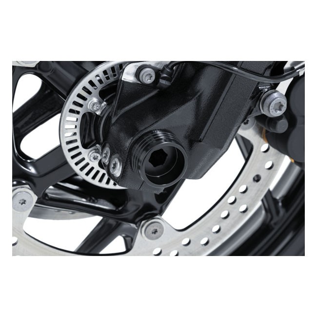 Kuryakyn, Lodestar front axle sliders. Black to fit BMW 2014 to 2020 906349